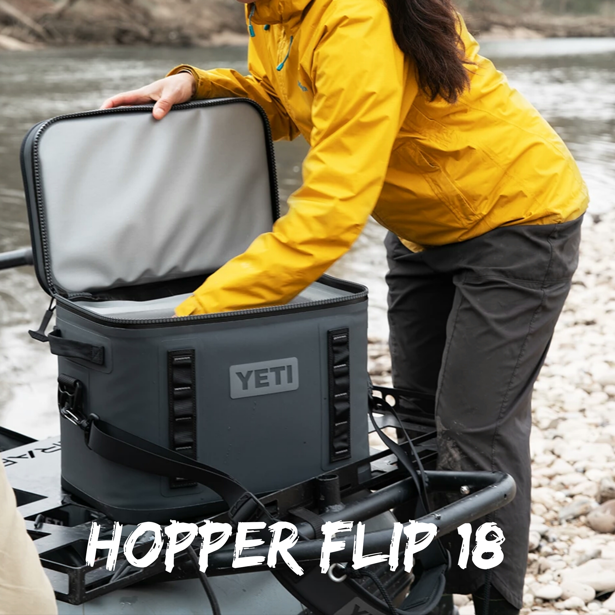 Yeti Hopper Flip 18 Soft Cooler - Camp Green