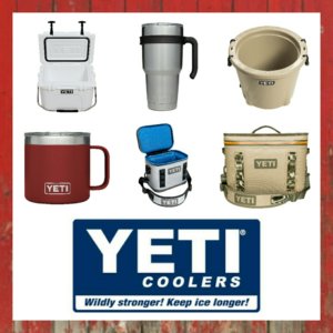 Yeti Coolers, Drinkware & Accessories