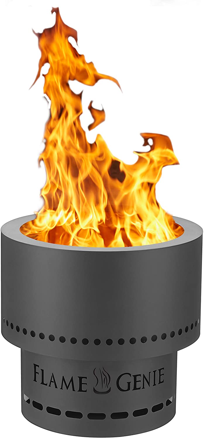Flame Genie Portable Smoke Free Wood Pellet Fire Pit Woodard Mercantile