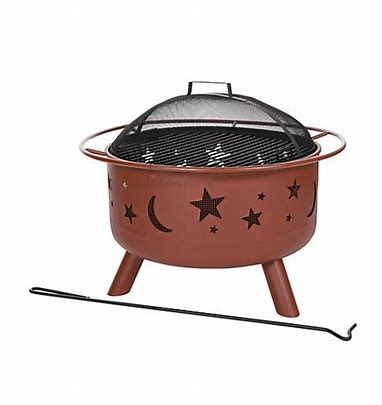 Big Sky Fire Pit Moon Stars, Star And Moon Fire Pit And Grill