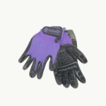 Hands on gloves purple