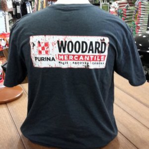 vintage purina woodard tshirt back
