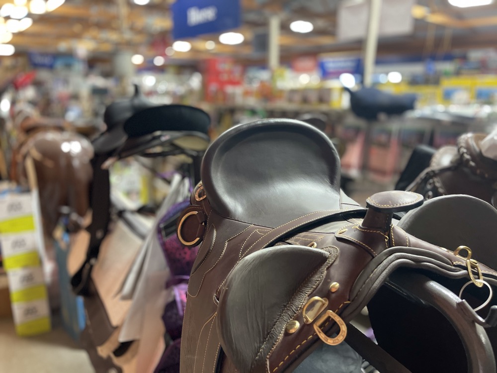 horse riding gear and saddles