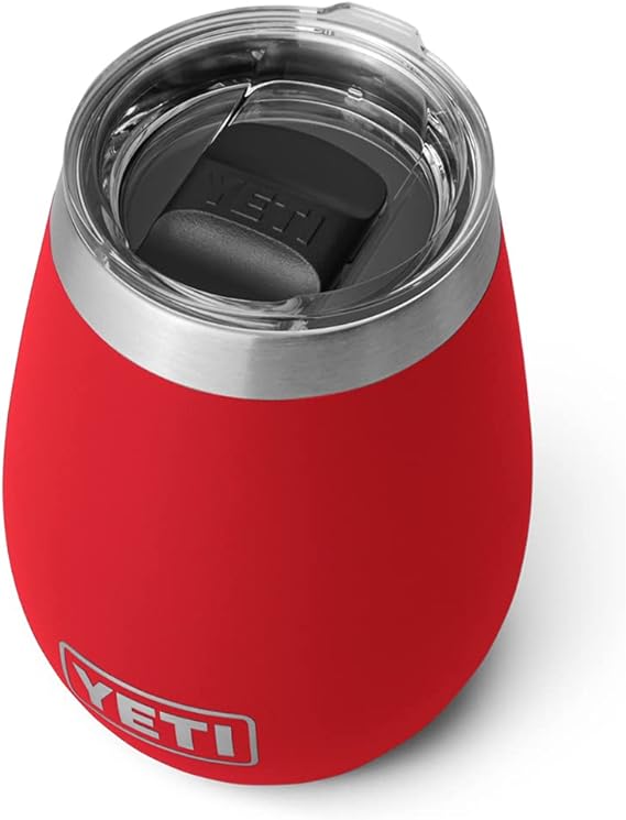 Yeti 10oz Wine Tumbler with MagSlider Lid-Rescue Red
