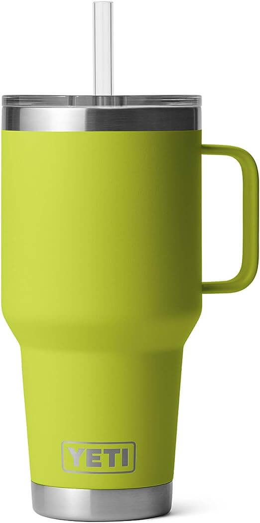 YETI Rambler 35 oz Straw Mug-Chartreuse