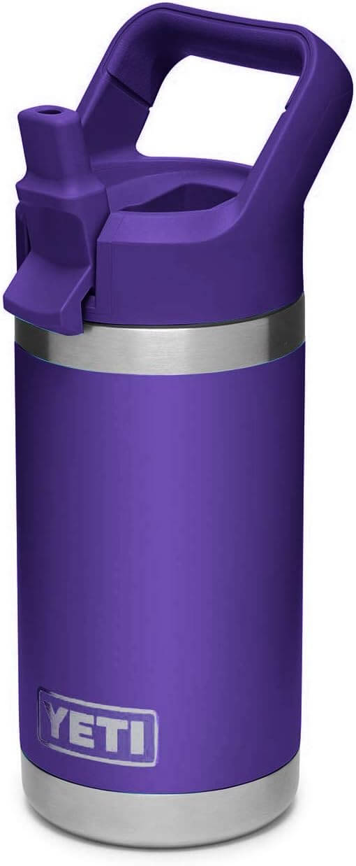 YETI Rambler Jr. 12 oz Kids Bottle with Straw Cap-Peak Purple