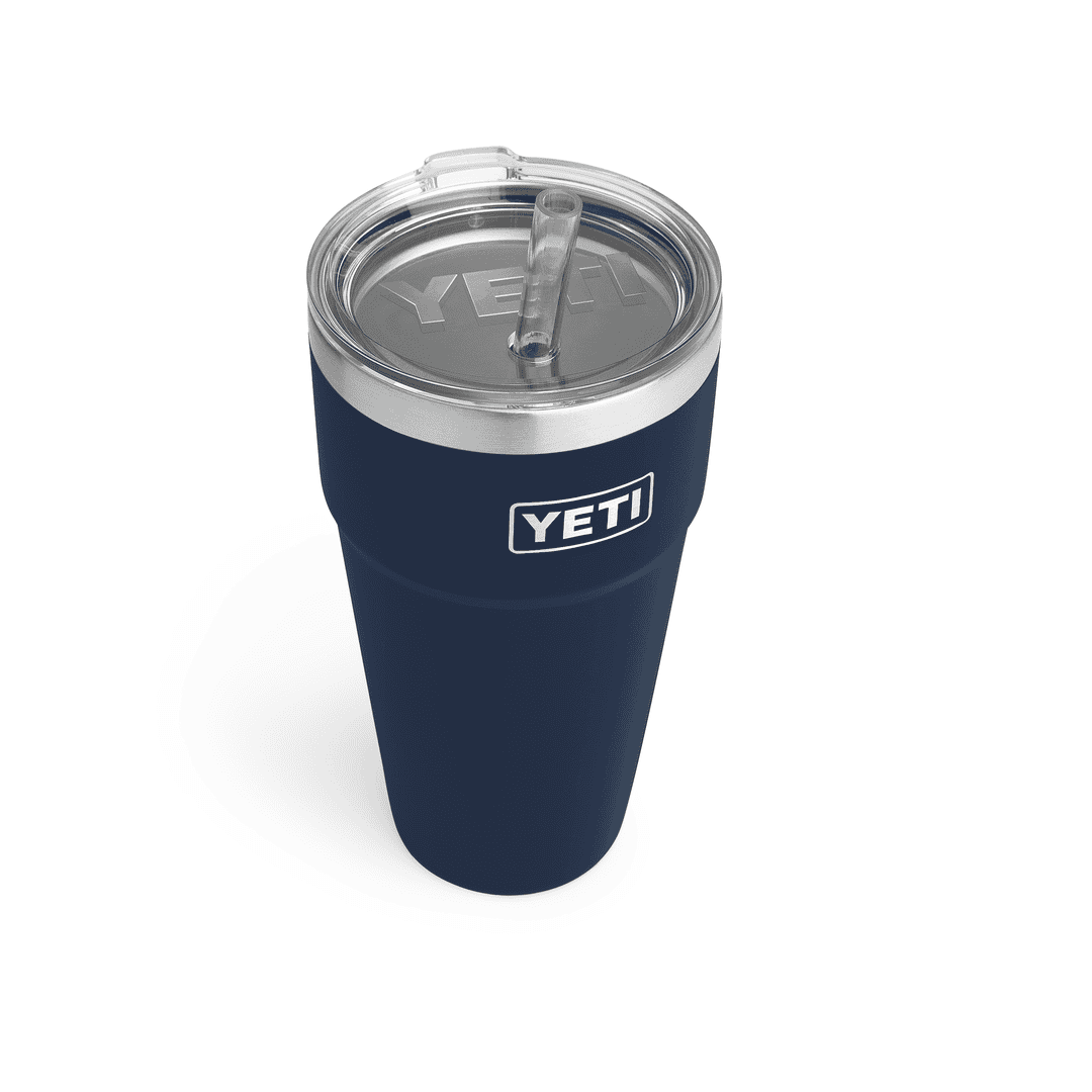 YETI Rambler Stackable 26oz Cup with Straw Lid - Navy in 2023