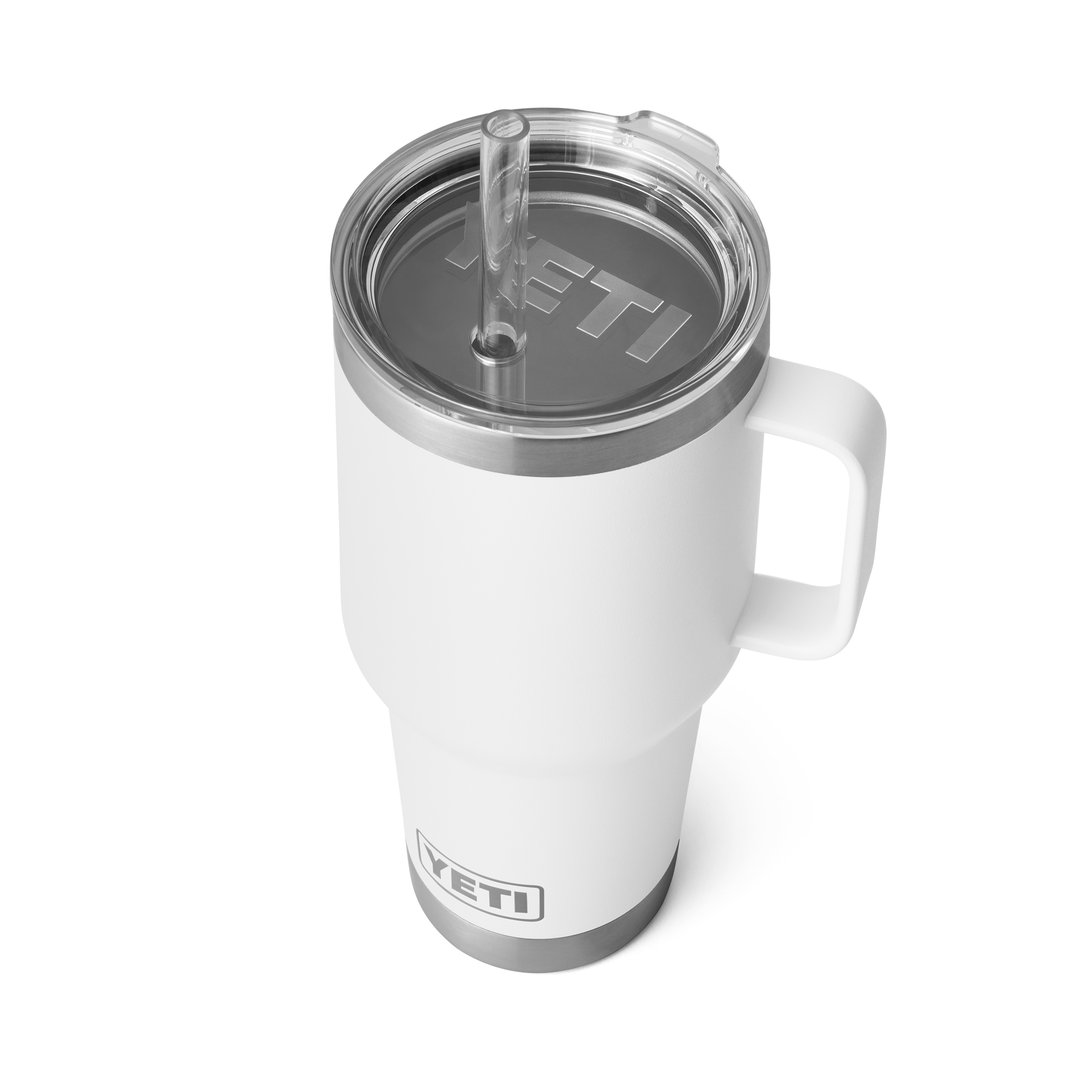 YETI Rambler 25 oz Straw Mug, Vacuum Insulated, Stainless Steel, Seafoam